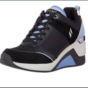 Sketchers million-high and fly sneaker, sz 9 1/2